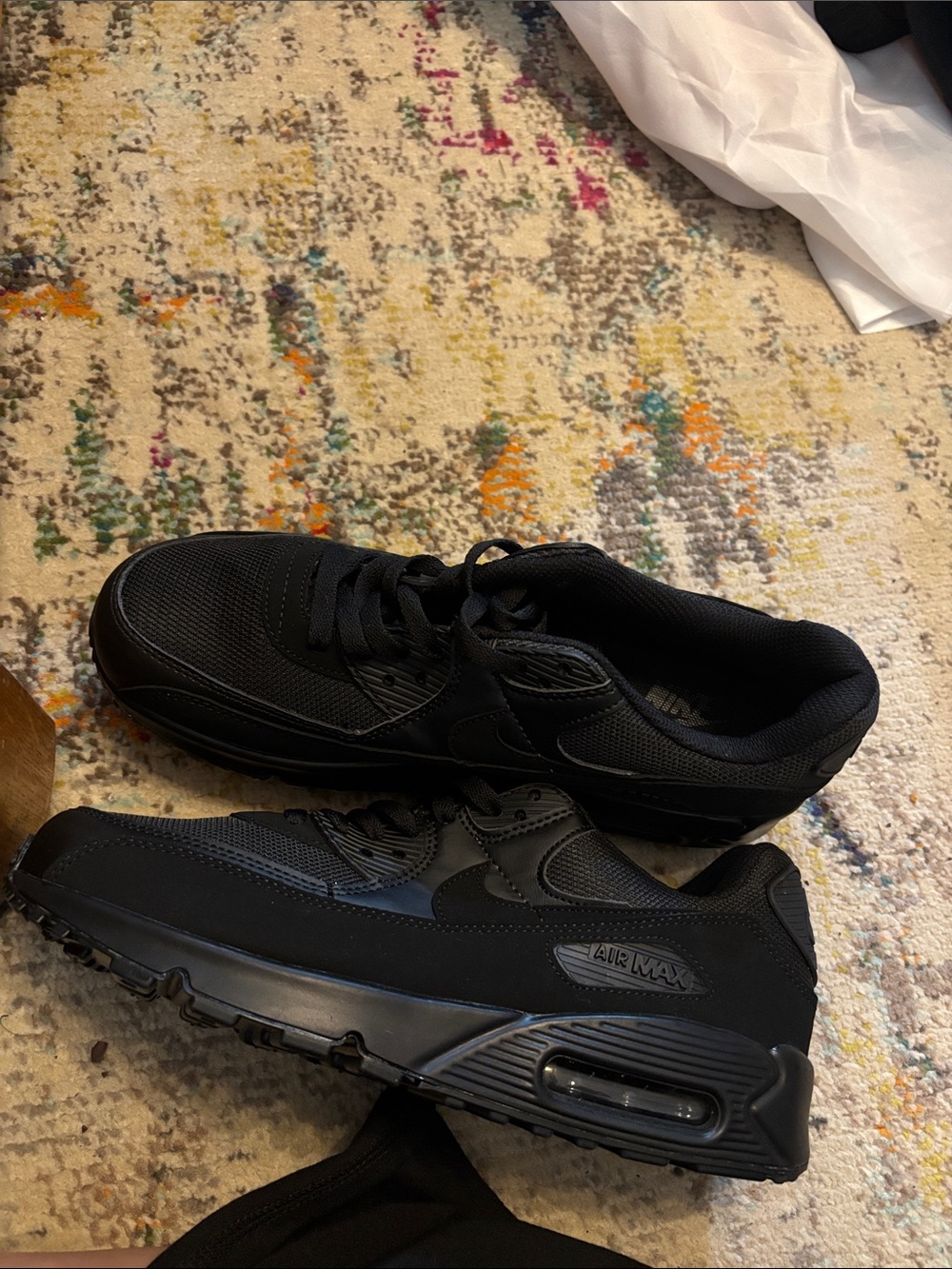 Nike size 10 black airmax - Picture 2 of 5